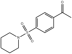 1-[4-(PIPERIDINE-1-SULFONYL)-PHENYL]-ETHANONE Structure