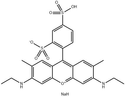 Sulforhodamine G 구조식 이미지