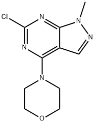 6-Chloro-1-methyl-4-morpholin-4-yl-1H-pyrazolo[3,4-d]pyrimidine Structure