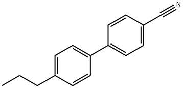 4-Propyl-4'-cyanobiphenyl 구조식 이미지