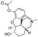 (5alpha,6alpha)-4,5-epoxy-6-hydroxy-17-methylmorphinan-3-yl acetate 구조식 이미지