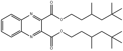 bis(3,5,5-trimethylhexyl) quinoxaline-2,3-dicarboxylate Structure