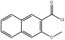 3-Methoxy-2-naphthoyl chloride 구조식 이미지