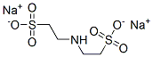 disodium 2,2'-iminobis(ethanesulphonate) Structure