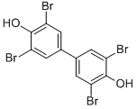p-Biphenyldiol, tetrabromo- Structure
