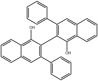 [2,2'-Binaphthalene]-1,1'-diol, 3,3'-diphenyl- Structure