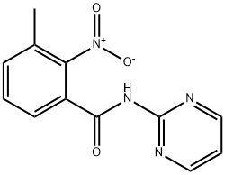 Benzamide, 3-methyl-2-nitro-N-2-pyrimidinyl- (9CI) Structure