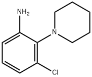 3-CHLORO-2-PIPERIDIN-1-YL-PHENYLAMINE Structure