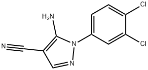 5-AMINO-1-(3,4-DICHLOROPHENYL)-1H-PYRAZOLE-4-CARBONITRILE Structure