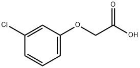 3-Chlorophenoxyacetic acid 구조식 이미지