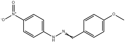 p-아니스알데히드,(p-니트로페닐)히드라존 구조식 이미지