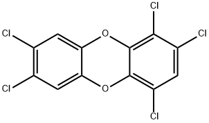1,2,4,7,8-PENTACHLORODIBENZO-P-DIOXIN Structure