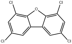 2,4,6,8-tetrachlorodibenzofuran Structure