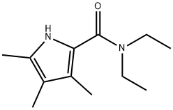 N2,N2-DIETHYL-3,4,5-TRIMETHYL-1H-PYRROLE-2-CARBOXAMIDE 구조식 이미지