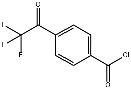 4-(TRIFLUOROACETYL)BENZOIC ACID CHLORIDE Structure