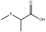 2-(methylthio)propionic acid 구조식 이미지