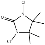 1,3-Dichloro-4,4,5,5-tetramethyl-2-imidazolidinone Structure