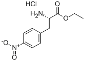 H-4-NITRO-PHE-OET HCL 구조식 이미지