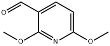 2 6-DIMETHOXYPYRIDINE-3-CARBOXALDEHYDE& 구조식 이미지