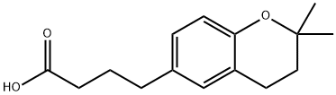 3,4-dihydro-2,2-dimethyl-2H-1-benzopyran-6-butyric acid Structure