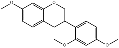 3-(2,4-Dimethoxyphenyl)-7-methoxychroman Structure