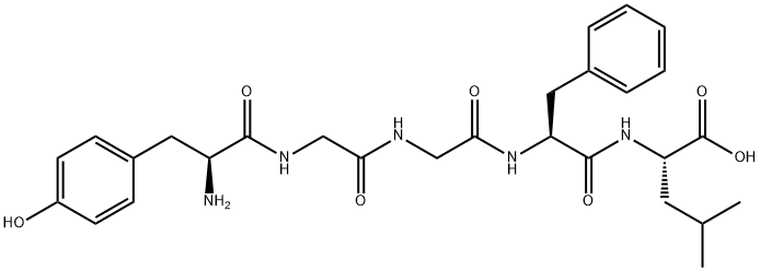 [LEU5]-ENKEPHALIN 구조식 이미지