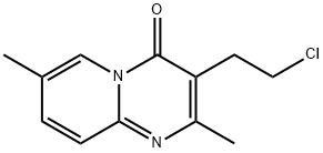 3-(2-Chloroethyl)-2,7-dimethyl-(4H)-pyrido-(1,2a] 구조식 이미지