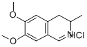 6,7-DIMETHOXY-3-METHYL-3,4-DIHYDROISOQUINOLINE HYDROCHLORIDE Structure