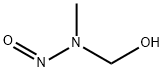 N-nitroso-N-methyl-N-hydroxymethylamine Structure