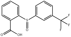 2-[(3-Trifluoromethylphenyl)sulfinyl]benzoic acid Structure