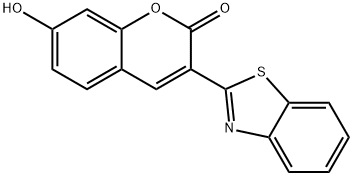 3-(2-BENZOTHIAZOLYL)UMBELLIFERONE  FOR Structure