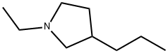 Pyrrolidine, 1-ethyl-3-propyl- (9CI) Structure