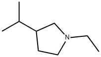 Pyrrolidine, 1-ethyl-3-(1-methylethyl)- (9CI) Structure