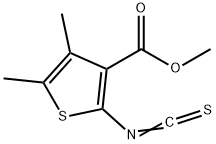 3-Thiophenecarboxylicacid,2-isothiocyanato-4,5-dimethyl-,methylester(9CI) Structure