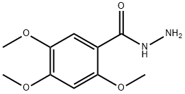 Benzoic acid, 2,4,5-trimethoxy-, hydrazide (9CI) 구조식 이미지