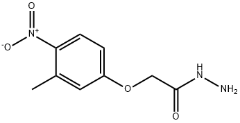 2-(3-METHYL-4-NITROPHENOXY)ACETOHYDRAZIDE Structure