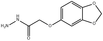 2-(1,3-BENZODIOXOL-5-YLOXY)ACETOHYDRAZIDE Structure