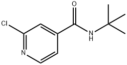 N-tert-Butyl-2-chloroisonicotinamide 구조식 이미지