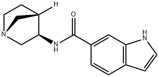 1H-Indole-6-carboxamide,N-(1R,3R,4S)-1-azabicyclo[2.2.1]hept-3-yl-(9CI) Structure