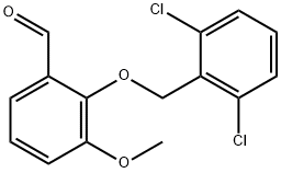 2-[(2,6-DICHLOROBENZYL)OXY]-3-METHOXYBENZALDEHYDE Structure