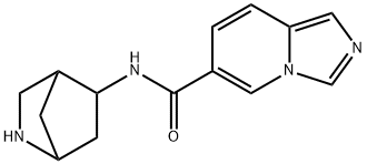 Imidazo[1,5-a]pyridine-6-carboxamide, N-2-azabicyclo[2.2.1]hept-5-yl- (9CI) Structure