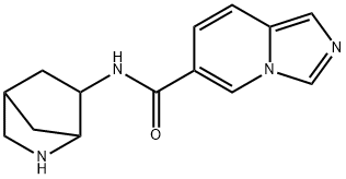 Imidazo[1,5-a]pyridine-6-carboxamide, N-2-azabicyclo[2.2.1]hept-6-yl- (9CI) Structure