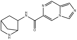 Imidazo[1,5-a]pyrazine-6-carboxamide, N-2-azabicyclo[2.2.1]hept-6-yl- (9CI) 구조식 이미지