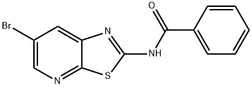 N-(6-BROMOTHIAZOLO[5,4-B]PYRIDIN-2-YL)BENZAMIDE Structure
