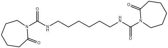 N,N'-hexane-1,6-diylbis(hexahydro-2-oxo-1H-azepine-1-carboxamide) Structure