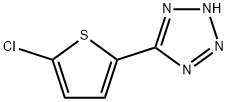 5-(5-CHLORO-2-THIENYL)-1H-TETRAZOLE 구조식 이미지