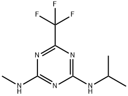 6-(Trifluoromethyl)-N-isopropyl-N'-methyl-1,3,5-triazine-2,4-diamine Structure