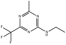 N-Ethyl-6-(trifluoromethyl)-4-methyl-1,3,5-triazin-2-amine Structure