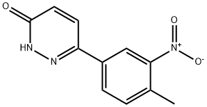 6-(4-METHYL-3-NITROPHENYL)-3(2H)-PYRIDAZINONE 구조식 이미지