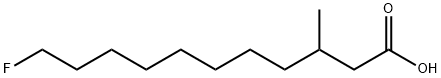 11-Fluoro-3-methylundecanoic acid Structure